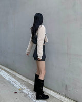 Pleated pants skirt
