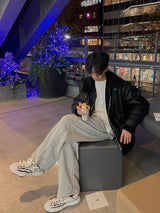 ASCLO ディープワイドタックスウェットパンツ（3colors）
