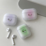 ピンク - カラーマッシュルーム AirPods ケース_マット
