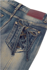 ROSE BOOTS CUT DENIM # VINTAGE BLUE