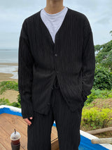 #N-Ritz Loosefit Pleats Cardigan (3color)
