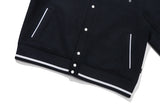 ワイルドフラワーウールバーシティジャケット / WILD FLOWER WOOL VARSITY JACKET_NAVY