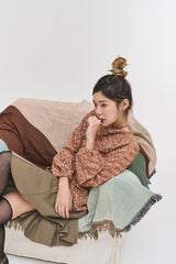 ワニアンバランスボカシブラウス/Wani Unbalanced Bokashi bl (2 colors)