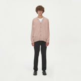 LAMBSWOOL V NECK CARDIGAN_PINK (6612827635830)