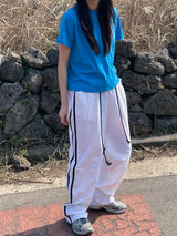 Hip track wide pants