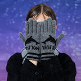 ドルフィンロゴグラフィックグローブ / Dolphin logo graphic gloves