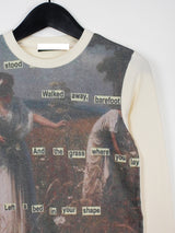 ヴィンセント カラー マッチング クロップド Tシャツ /  color matching cropped T-shirt (2color)