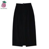 CORDUROY H LONG SKIRT (6627432235126)