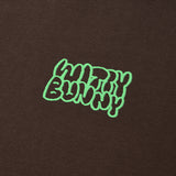 キルシーウィティーバニーレタリングスウェットシャツ / WITTY BUNNY LETTERING SWEATSHIRT [DARK BROWN] (6671651111030)