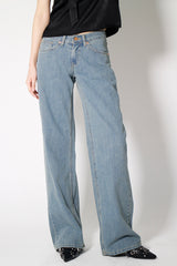 メディアムブルーローライズデニムパンツ / no.428 Medium Blue Low Rise Denim Pants