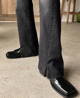 Lavender denim pants (2 color) (6694657327222)