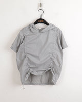 ヒューピンゴプコアナイロンストリング半袖フードTシャツ / Hupin Gopcore Nylon String Short Sleeve Hooded T-shirt