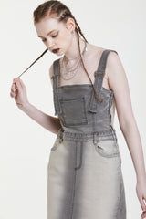 オーバーオールスカート / OVERALL SKIRT