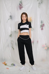 アンフッテッドショートスリーブクロップ / TOP(9284) Unfooted Short Sleeve Crop