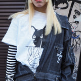 【別注】wonder visitor記念Tシャツ（ブラック/ホワイト）