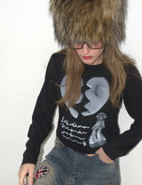 Letter From Aliene Long Sleeve BLACK