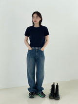 ツイストニット半袖