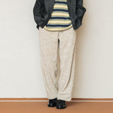 マーブルフリースバンディングパンツ/MARBLE FLEECE BANDING PANTS_CREAMY BEIGE