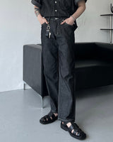 ノンフェードリネンワイドパンツ/MG516 Non-Fade Linen Wide Pants (2 colors)