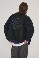 COIN VARSITY JACKET / GREEN (6601035939958)