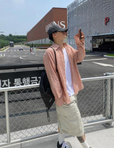No.0306 M linen crinkle SHIRT (3color)