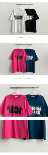 パーソナルグラフィックショートスリーブT / Personal Graphic Short Sleeve Tee