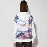 dtgプリントフーディー / dtg printed hoodie [white]
