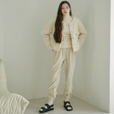 CORDUROY JOGGER PANTS (IVORY) (6645949792374)