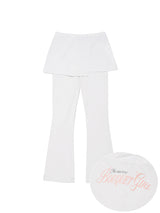 WARP FLARED SKIRT PANTS [WHITE]