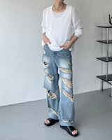 ソーシルクスリットスリーブレス / SO Silk Slit Sleeveless (2 colors)