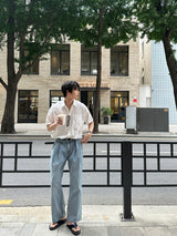 リオツータックワイドデニムパンツ / Rio Two-Tuck Wide Denim Pants (4 colors)
