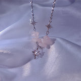 Rose Quartz Twinkle Necklace