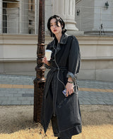 22ss denim trench coat (6694903709814)