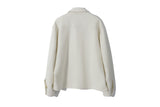 CLASSIC CROPPED SHIRT JACKET (ecru)