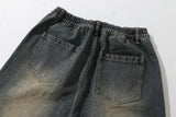 Vintage Washed Long Balloon Pants (Sand Blue)