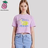 ピザクロップドTシャツ / PIZZA CROPPED T-SHIRT
