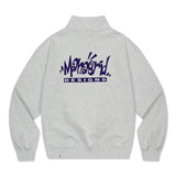 ラベルロゴハーフジップスウェットシャツ / LABEL LOGO HALF ZIP SWEATSHIRT