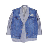 MCxQDAP GREY HYBRID DENIM BLAZER (4631384752246)
