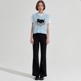 Box Cat Knit vest [Light Blue] (6679676026998)