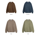 MOHAIR HEAVY OVERFIT ROUND KNIT