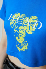 グラフィックプリントクロップドTシャツ / GRAPHIC PRINT CROPPED T-SHIRT