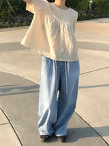 Ellie string denim pants