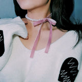 ラブリーリボンベルベットチョーカー / lovely ribbon velvet choker