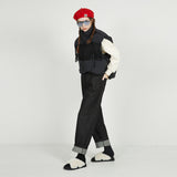 WILD WIDE WEST PADDING VEST_black (6640094347382)
