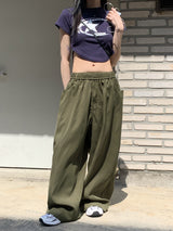 星スタープリントクロップ半袖Tシャツ / Fohil Star Printed Cropped Short-Sleeved T-Shirt