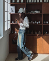 ワンダーウォッシュドアブルデニムパンツ/(UNISEX) Wander washed able denim