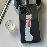 Happy Winter - Happy Winter Snow Couple Phone Case Bead Tok Set 