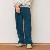 マーブルフリースバンディングパンツ/MARBLE FLEECE BANDING PANTS_BLUE