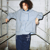 フリンジデティールジャカードジャケット/FRINGE DETAIL JACQUARD JACKET
