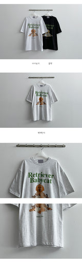 ドッグアンドキャットショートスリーブ / Dog and cat short sleeves